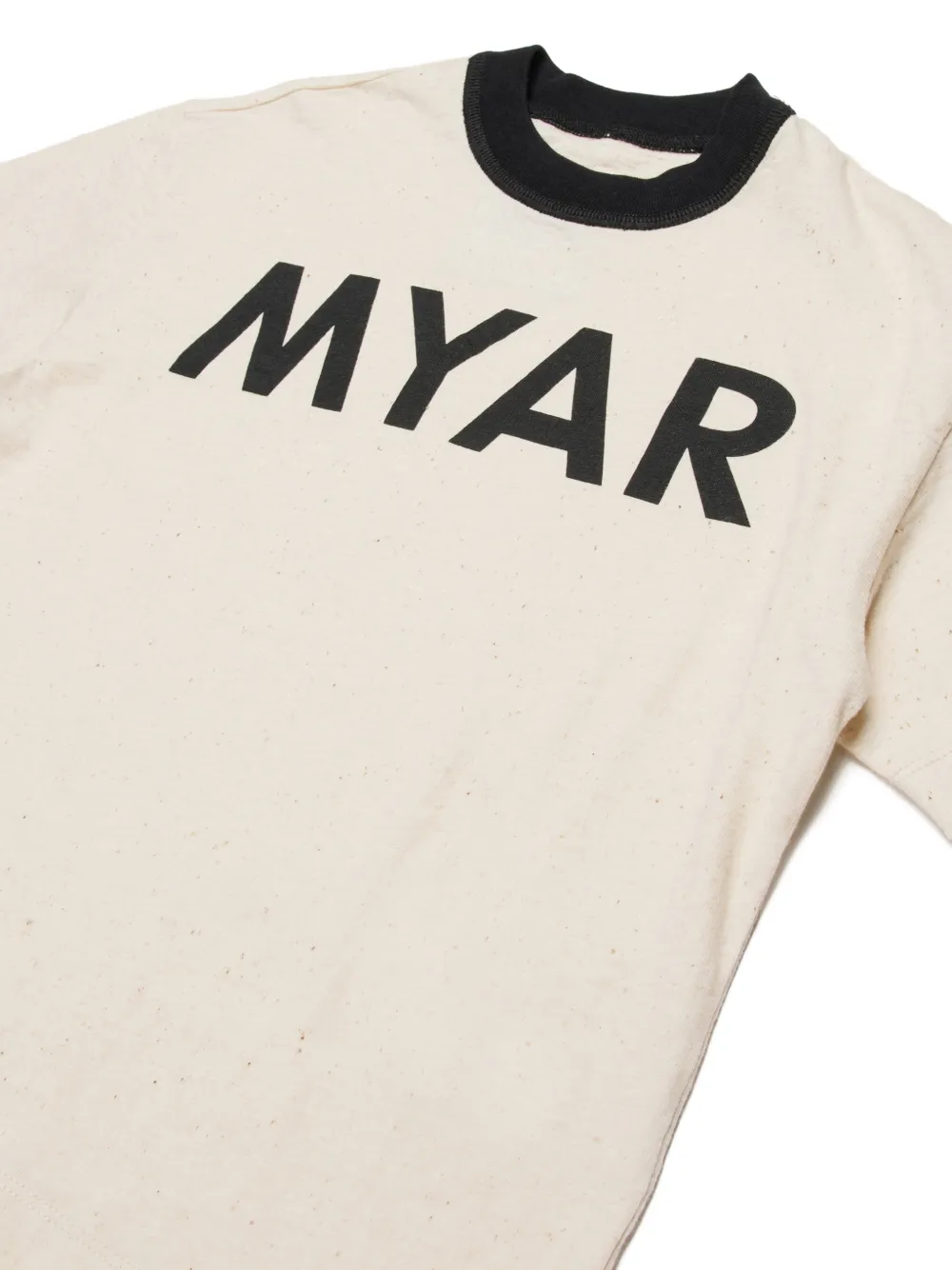  Myar Kids Crew-neck Logo T-shirt - Neutrals 