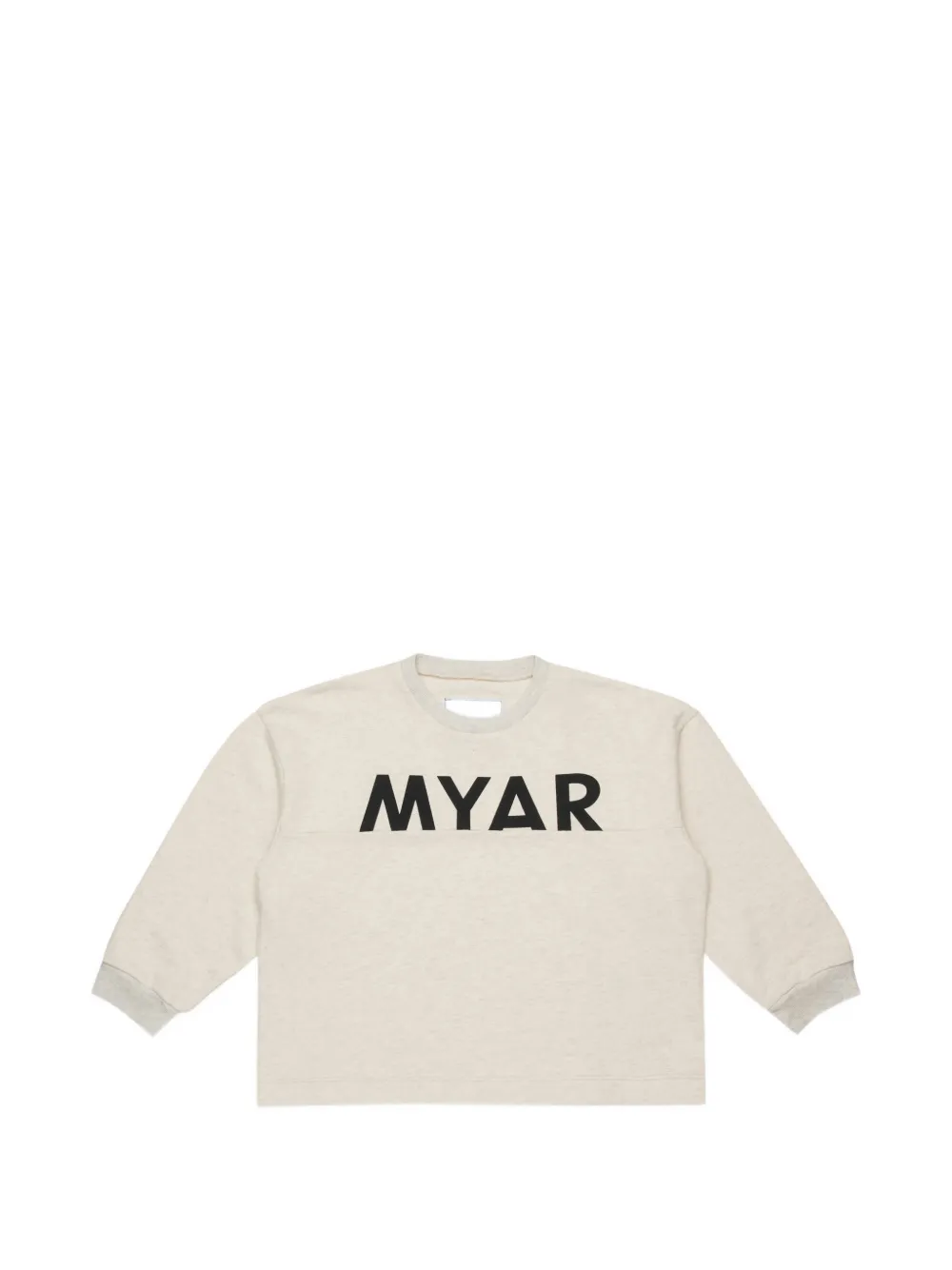MYAR KIDS Felpa girocollo con logo - Toni neutri