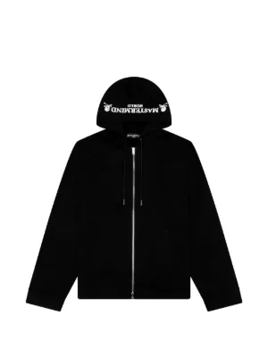 Mastermind Japan skull-embellished zip-up Hoodie | Black | FARFETCH