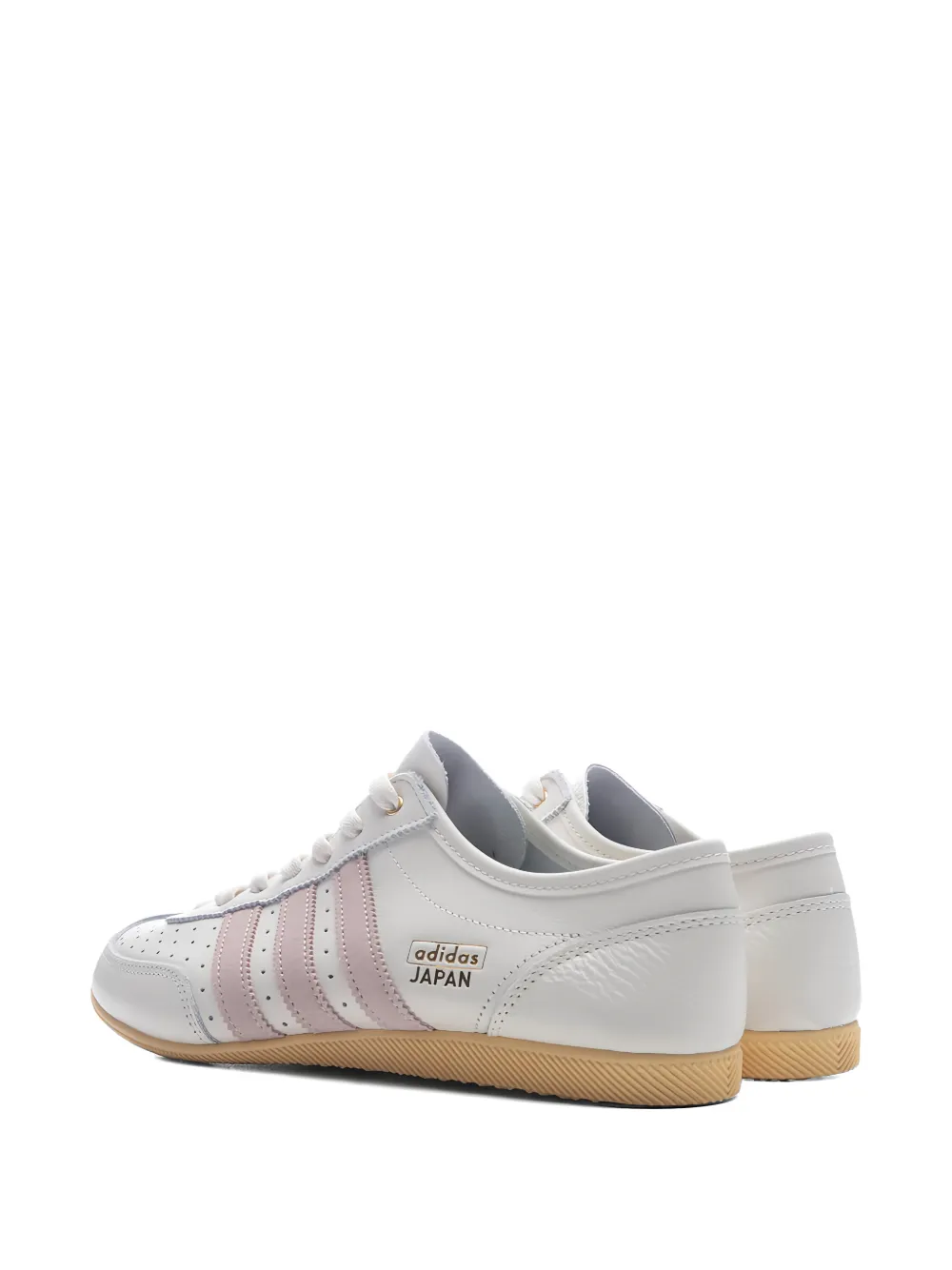 adidas Gestreepte geperforeerde sneakers Wit