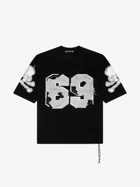 Mastermind Japan футболка с эффектом потертости