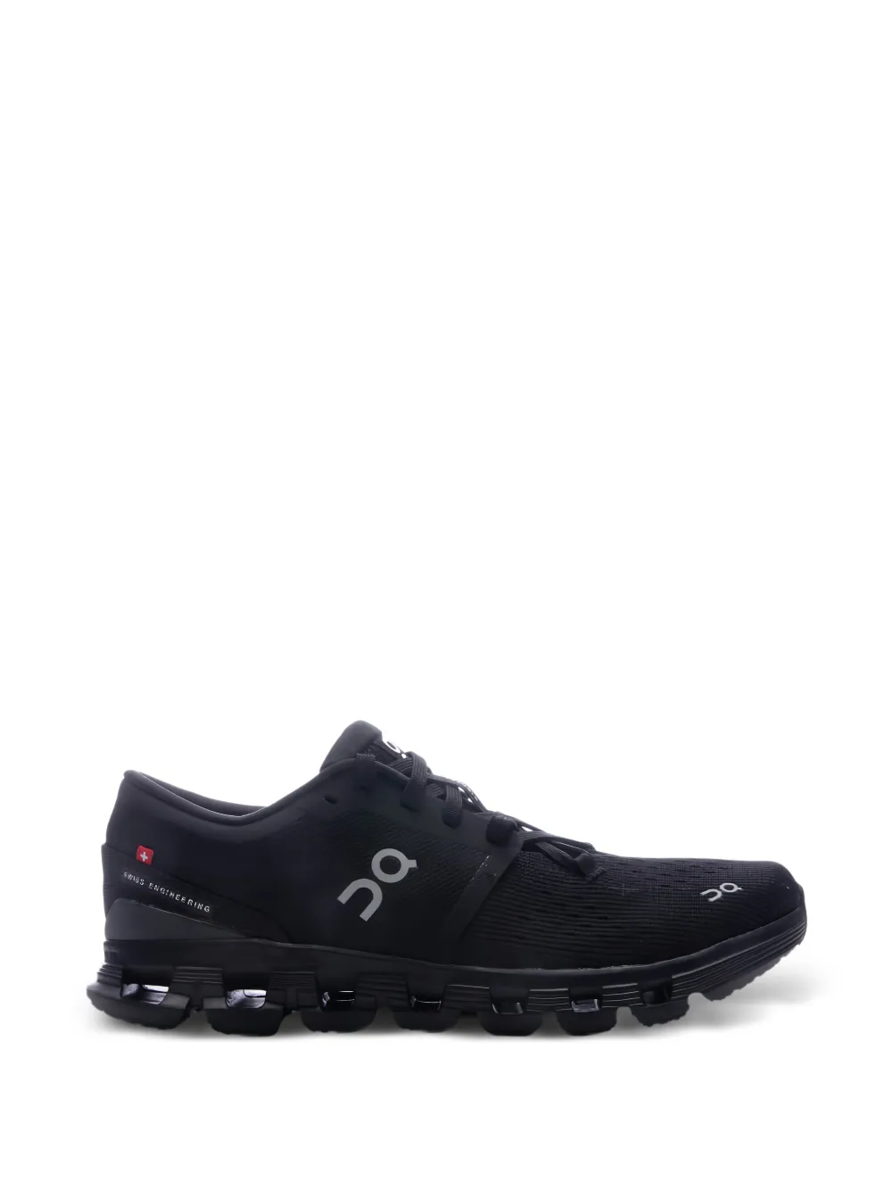On Cloud X 4 sneakers met logo Zwart