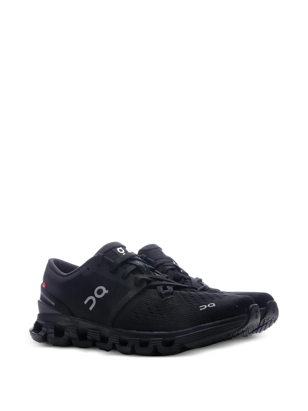 On Cloud X 4 sneakers met logo Zwart