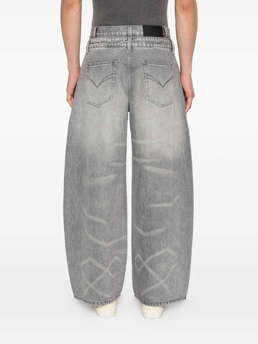 Feng Chen Wang Katoenen jeans Grijs
