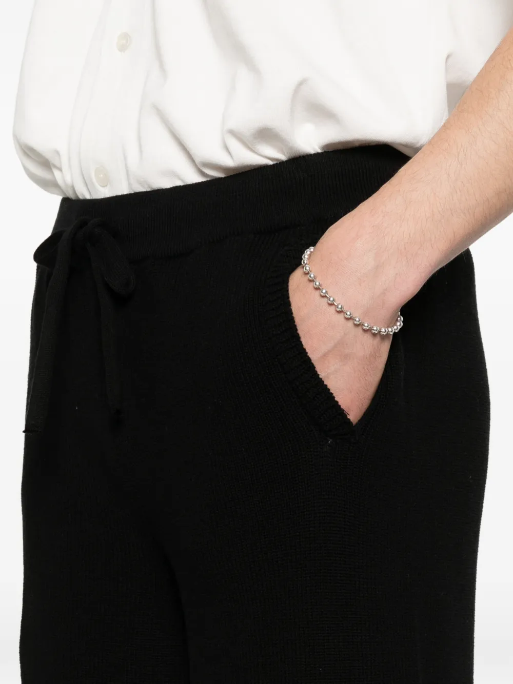 Laneus Shorts met trekkoord Zwart