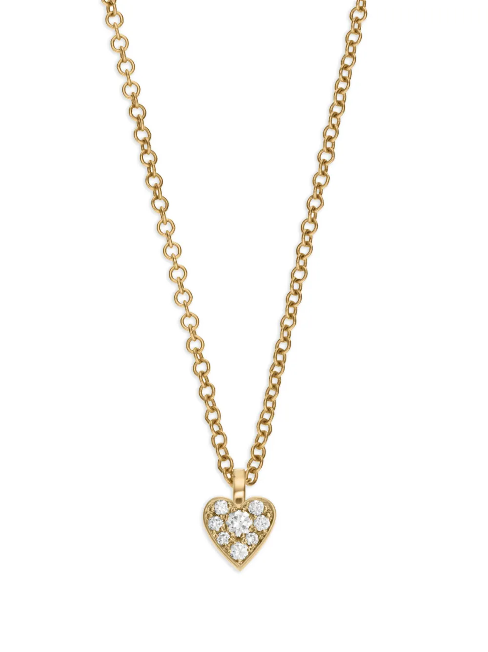 Sophie Bille Brahe Collana Diamond Heart con diamanti - Oro