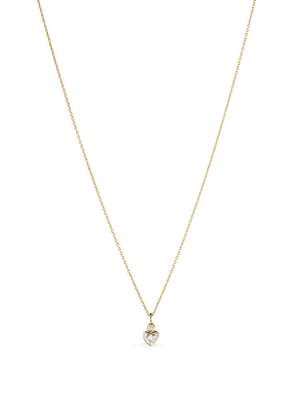 Sophie Bille Brahe Collana Lily Coeur Simple con diamanti - Oro