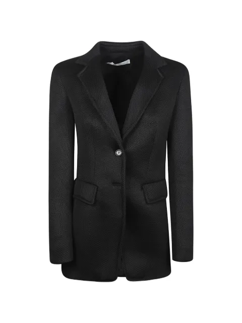 Max Mara textured single-breasted blazer