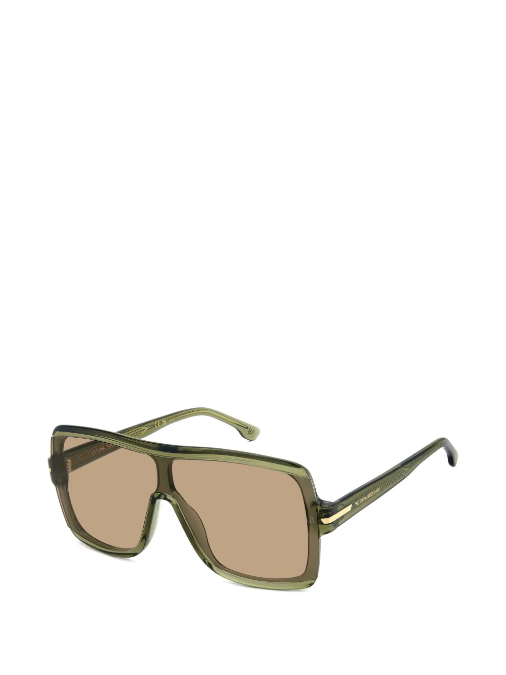 Victoria Beckham Eyewear Zonnebril met piloten montuur Groen