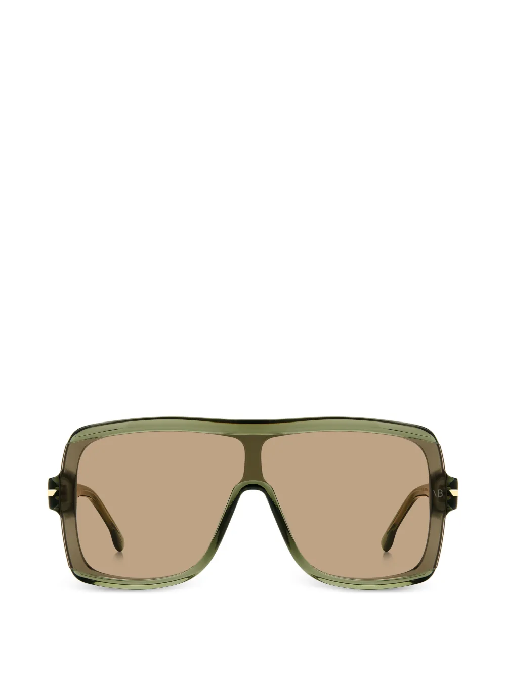 Victoria Beckham Eyewear pilot-frame sunglasses - Verde