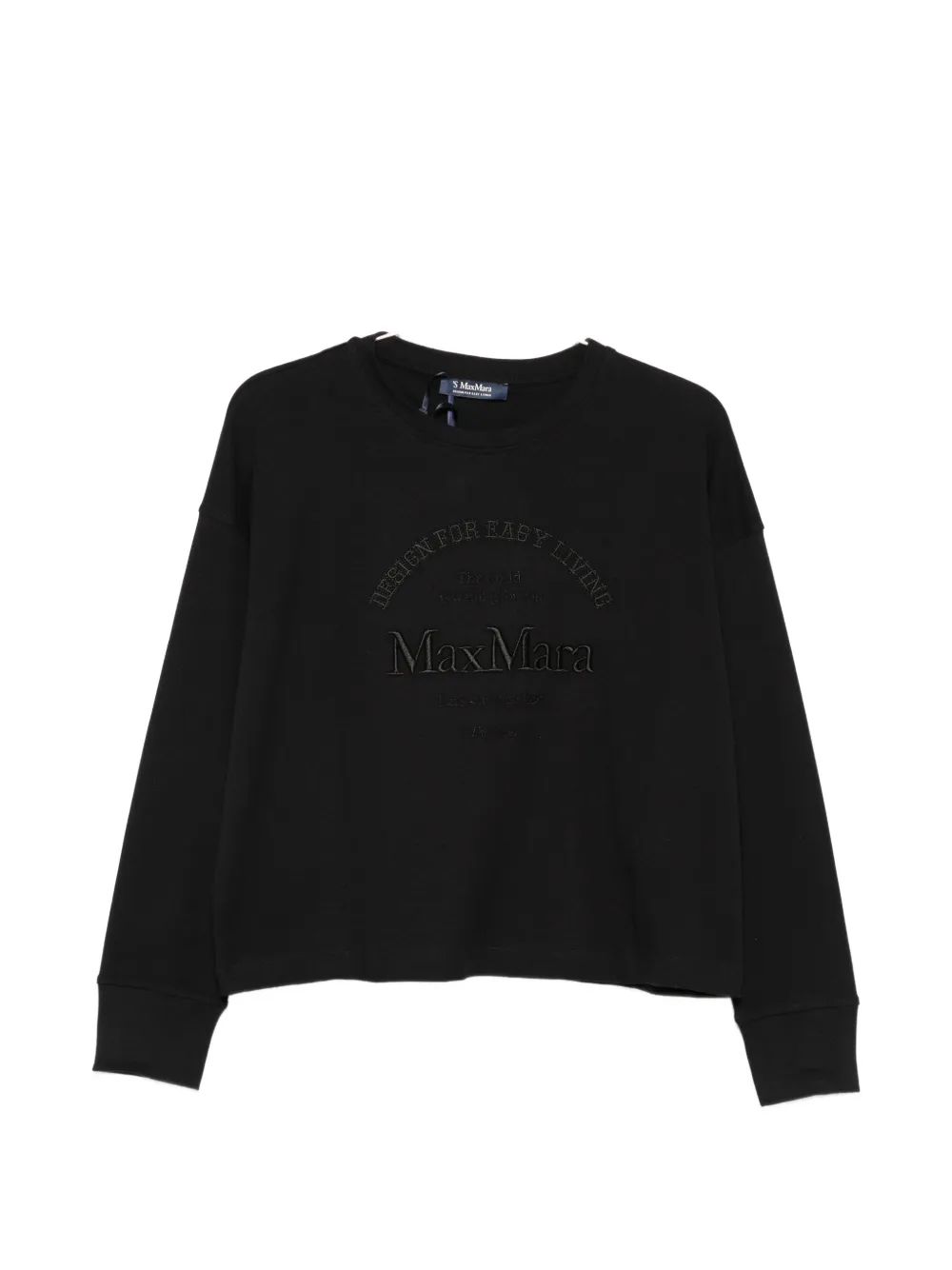 'S Max Mara Rugiada logo sweatshirt - Nero