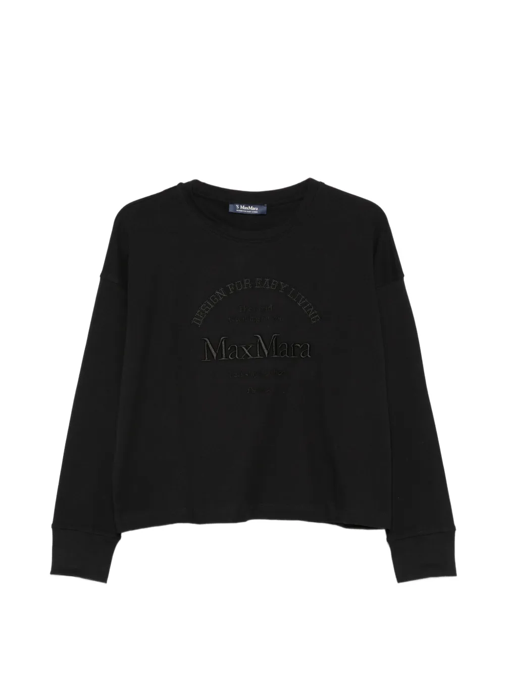 'S Max Mara Rugiada logo sweatshirt - Nero