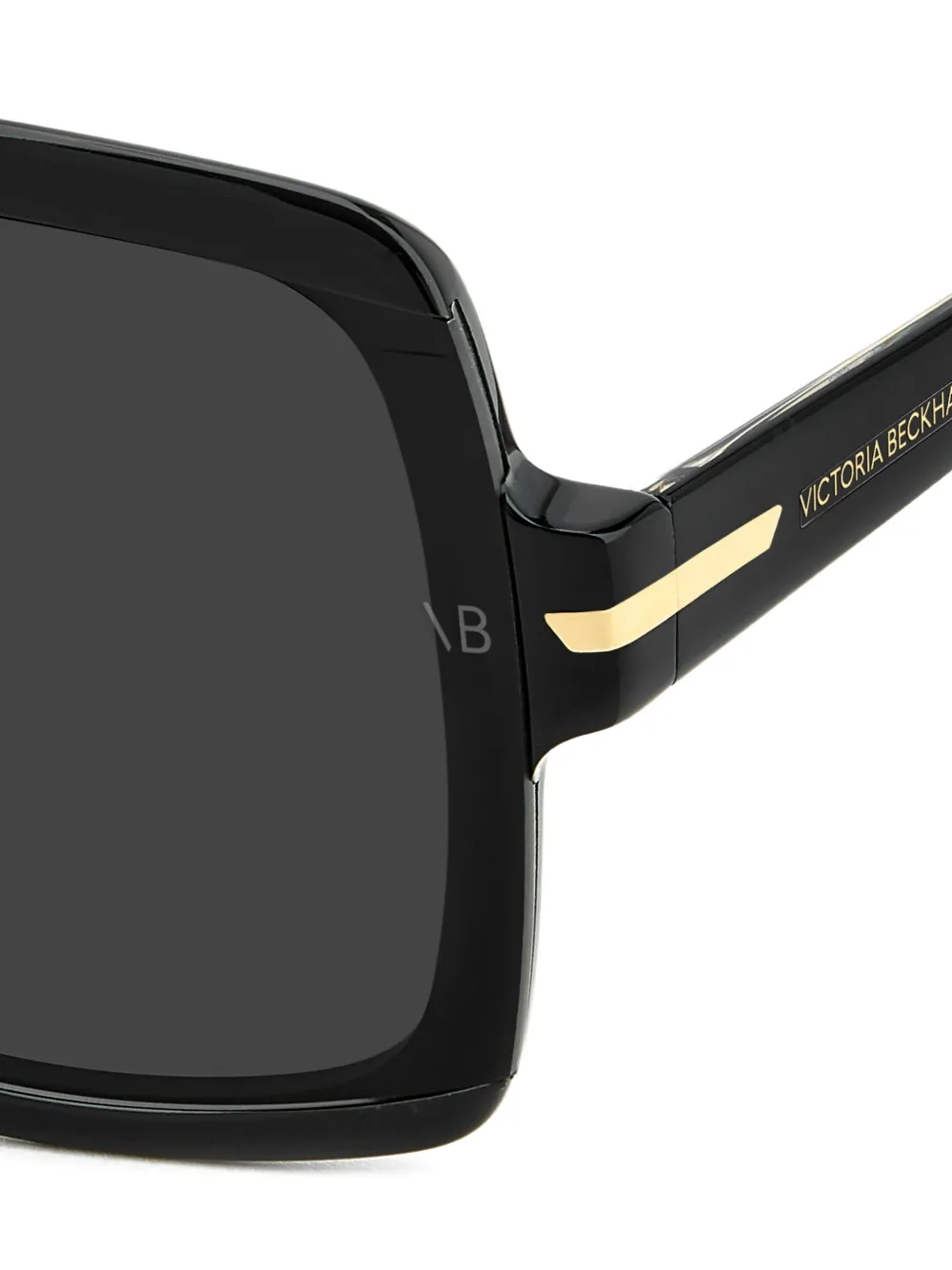 Victoria Beckham Eyewear Zonnebril met geometrisch montuur Zwart