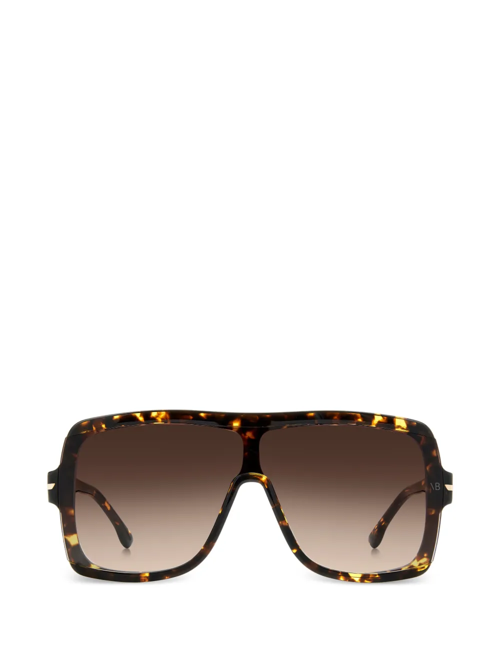 Victoria Beckham Eyewear pilot-frame sunglasses - Braun