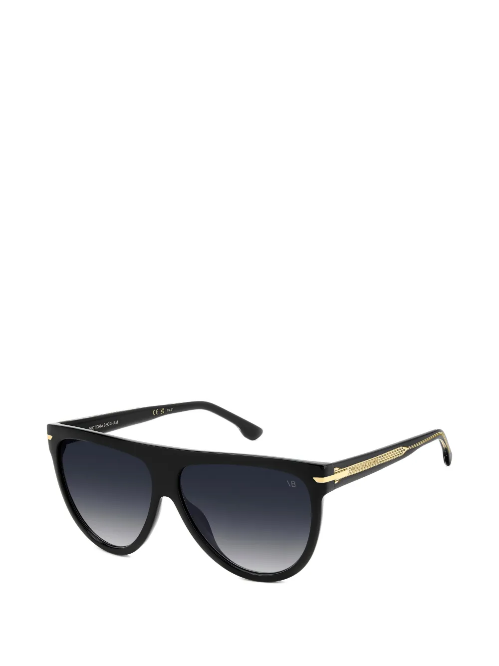  Victoria Beckham Eyewear Pilot-frame Sunglasses - Black 