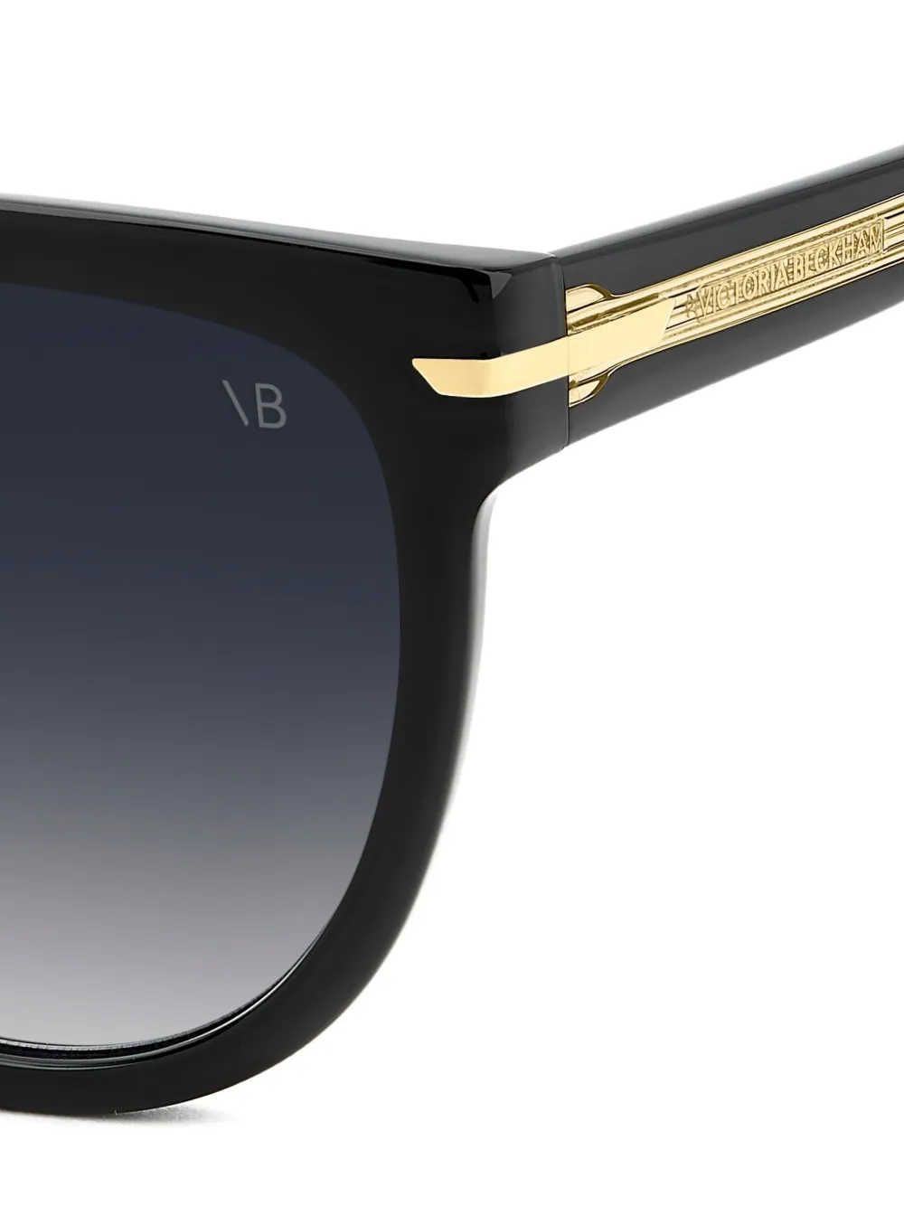  Victoria Beckham Eyewear Pilot-frame Sunglasses - Black 
