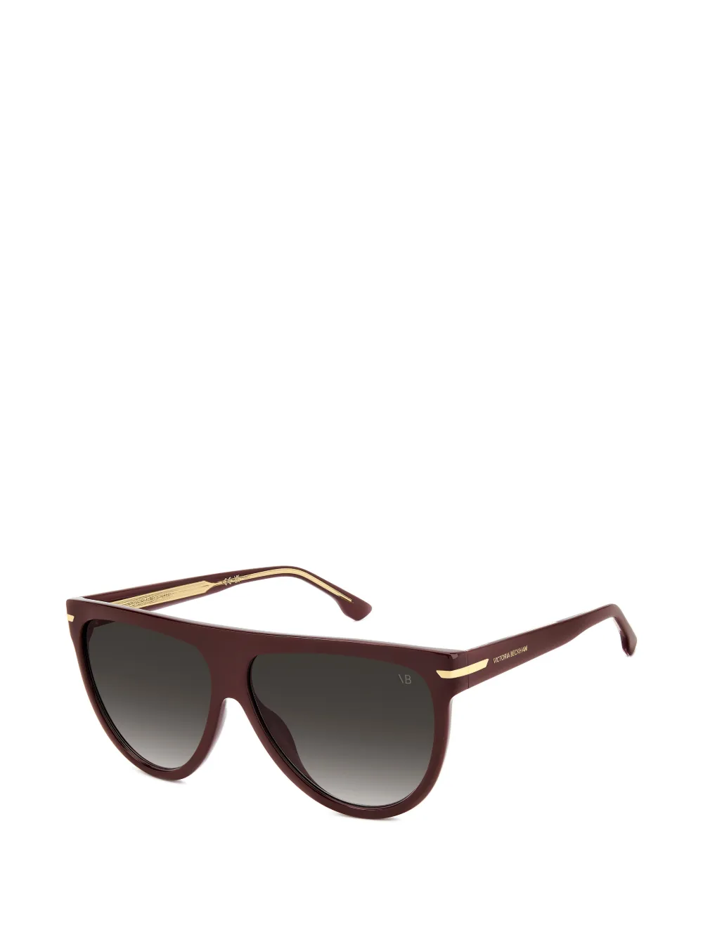 Victoria Beckham Eyewear Zonnebril met piloten montuur Bruin