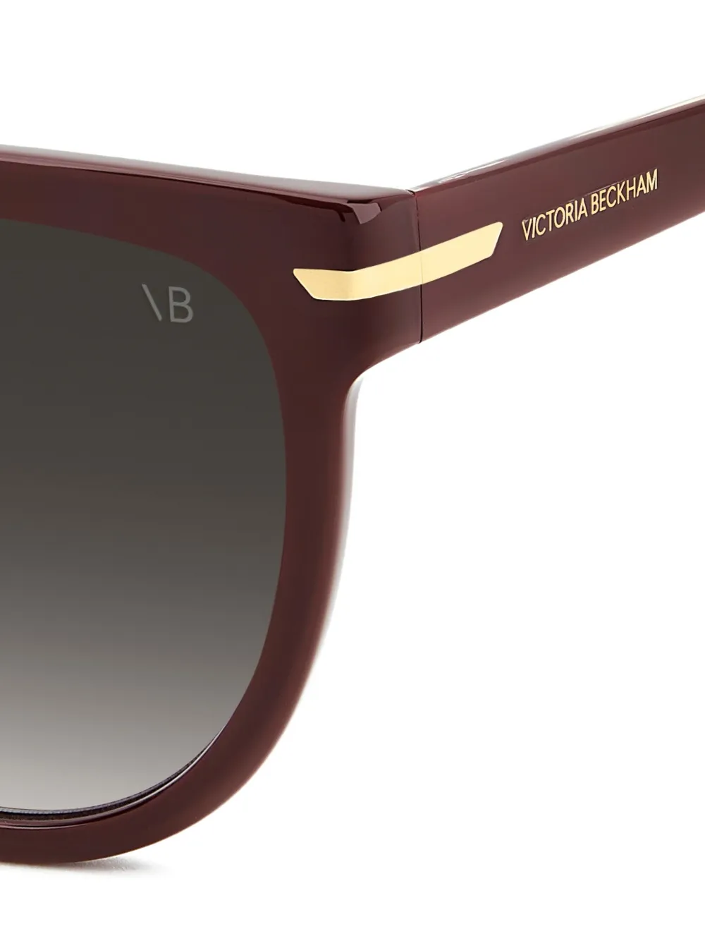 Victoria Beckham Eyewear Zonnebril met piloten montuur Bruin