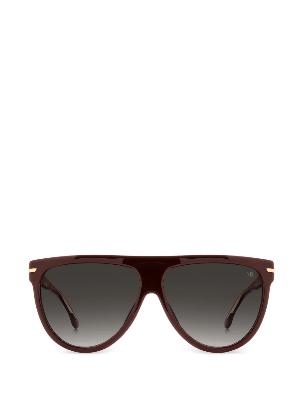 Victoria Beckham Eyewear pilot-frame sunglasses - Braun