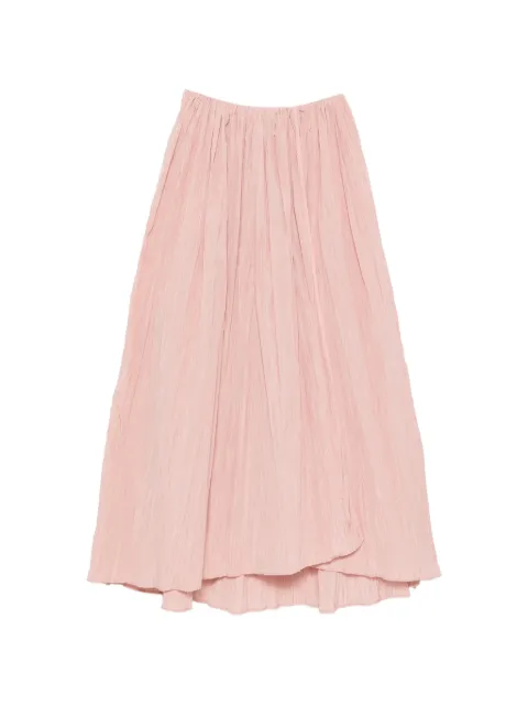 CO.GO textured maxi skirt