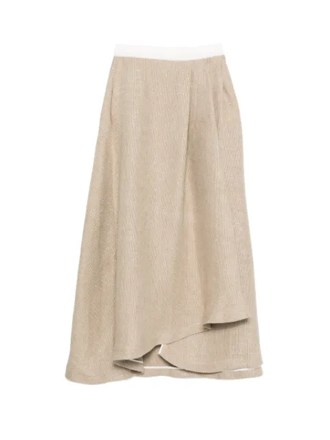 CO.GO asymmetric maxi skirt