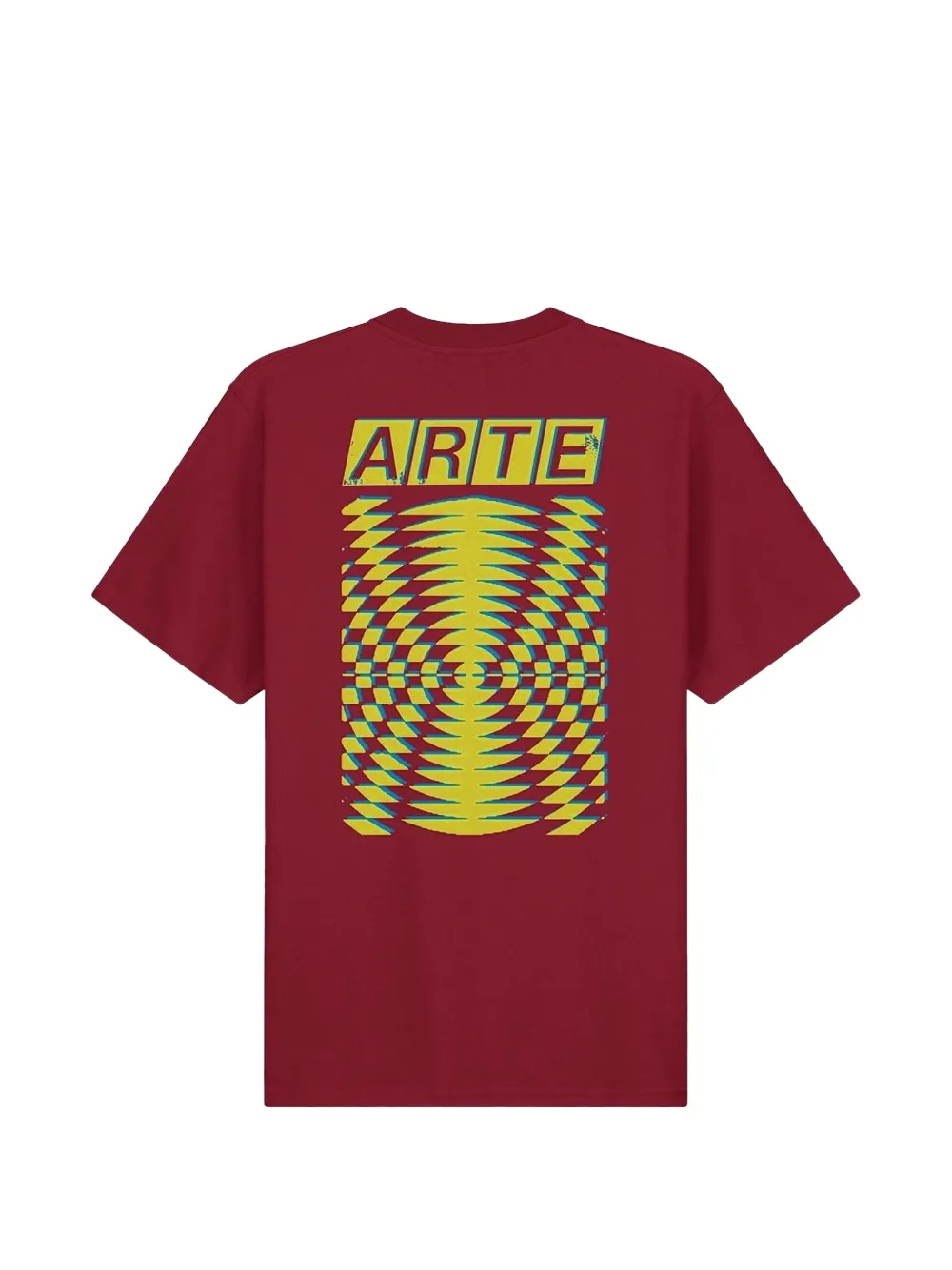 Arte Antwerp Abstract katoenen T-shirt Rood
