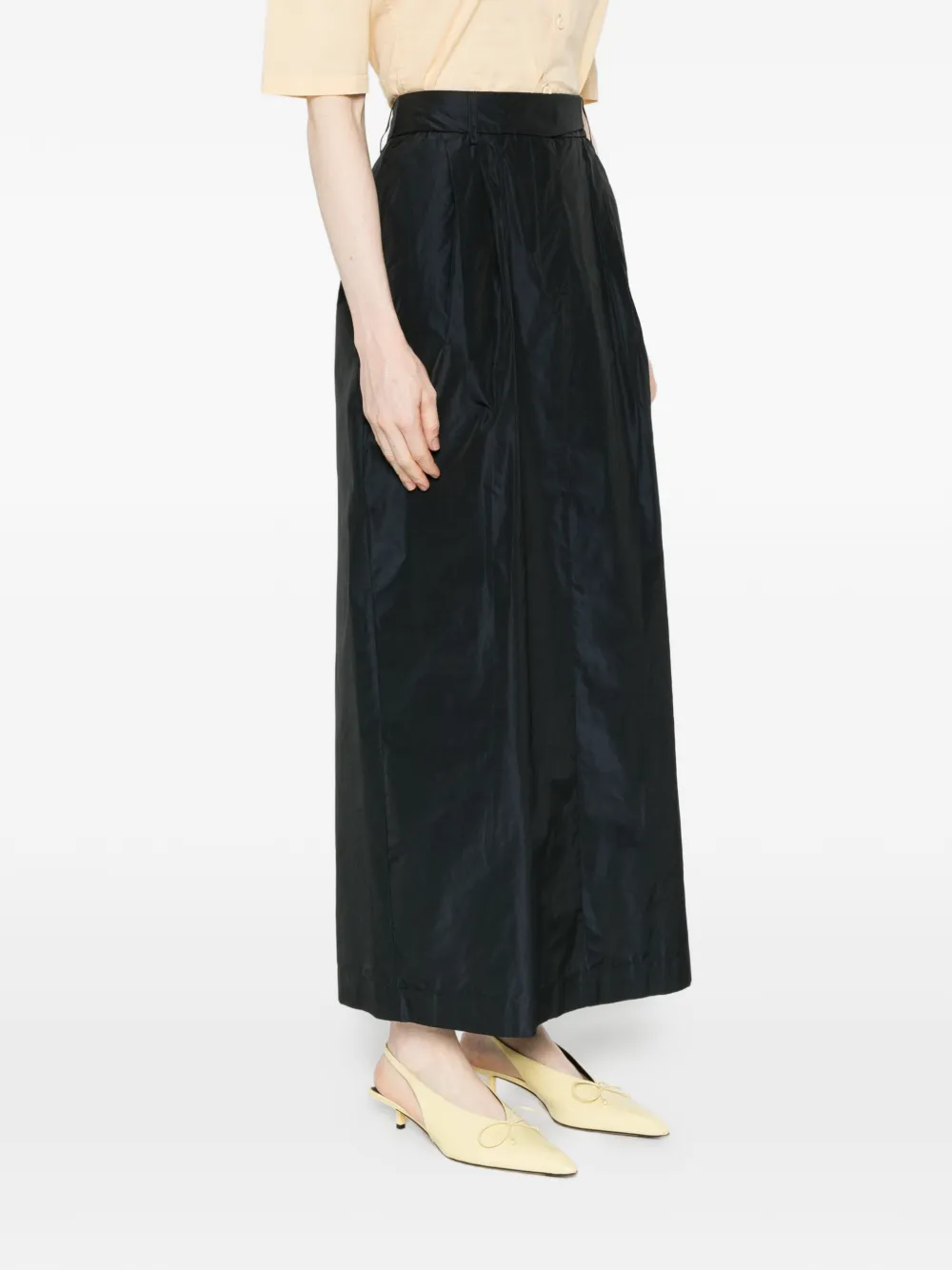 Co.go Belt-loop Maxi Skirt - Blue 