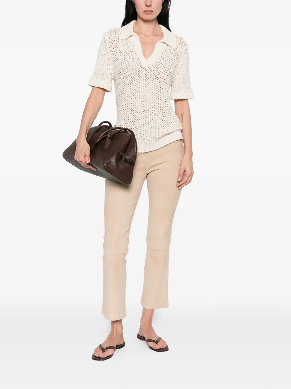  Arma Zaragoza Stretch Trousers - Neutrals 
