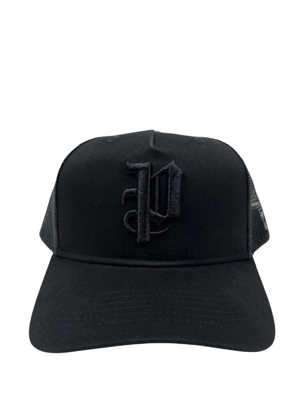 Purple Brand logo-embroidered trucker cap - Nero