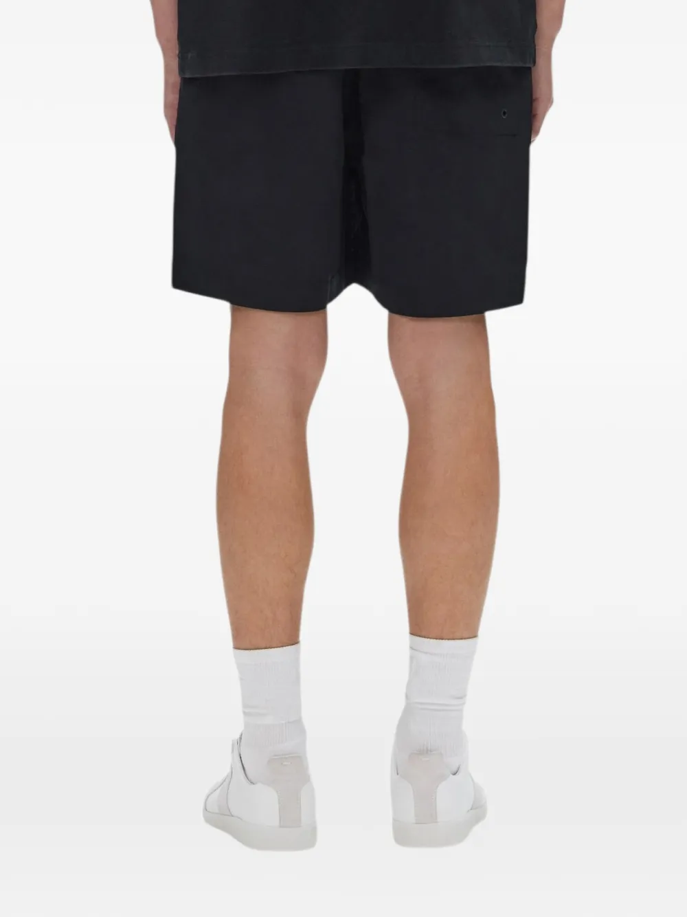 Purple Brand Shorts met logoprint Zwart