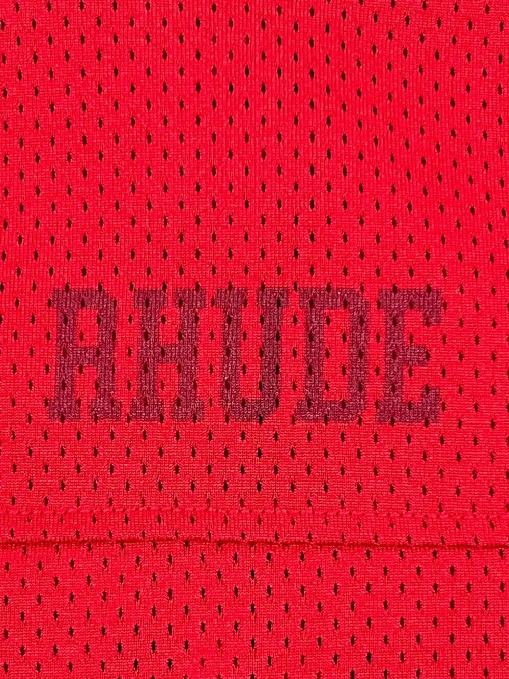 RHUDE Voetbalshirt met bliksemflits Rood