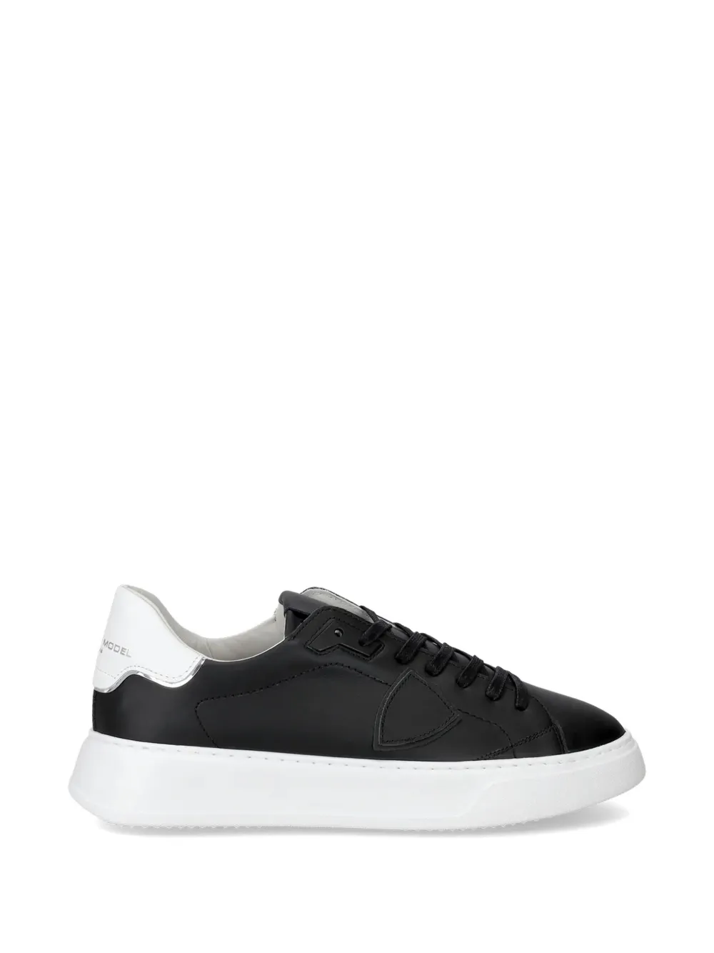 Philippe Model Paris contrasting-trim sneakers Zwart