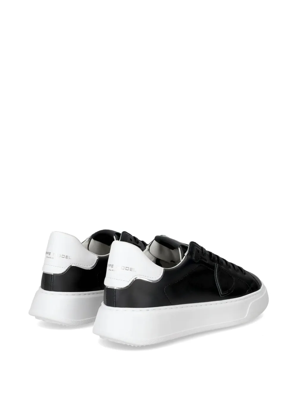 Philippe Model Paris contrasting-trim sneakers Zwart
