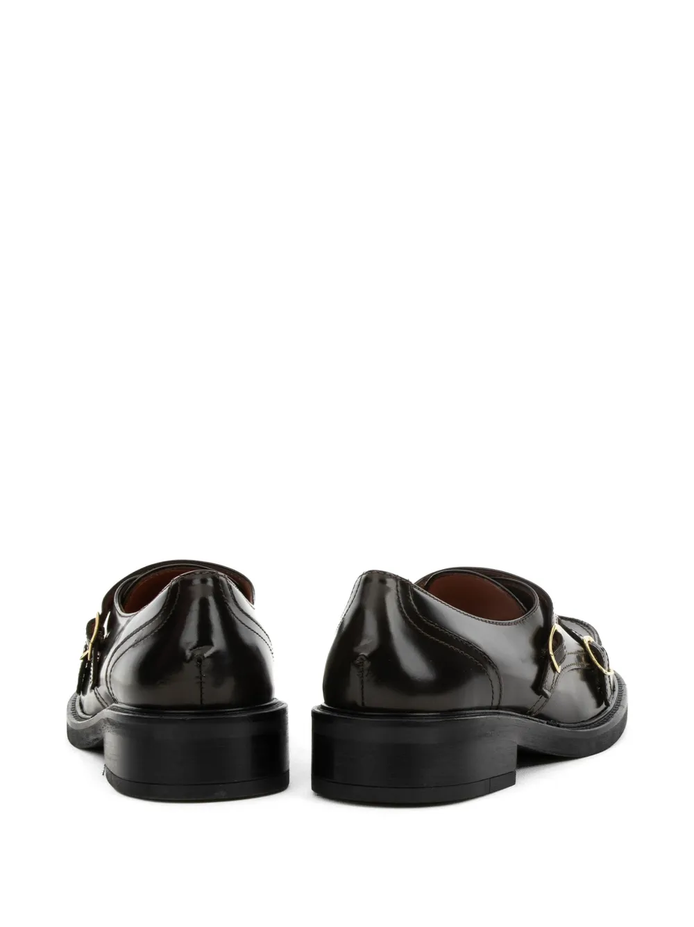 Buckled Leather Loafers