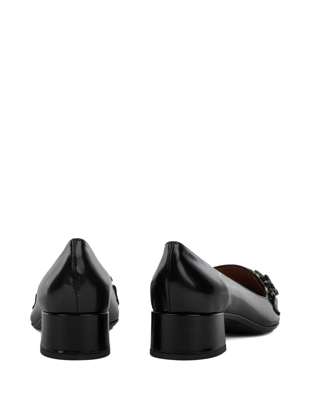 Poented Leather Pumps
