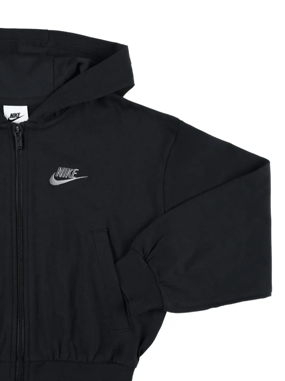  Nike Kids Zip Fleece Hoodie - Black 