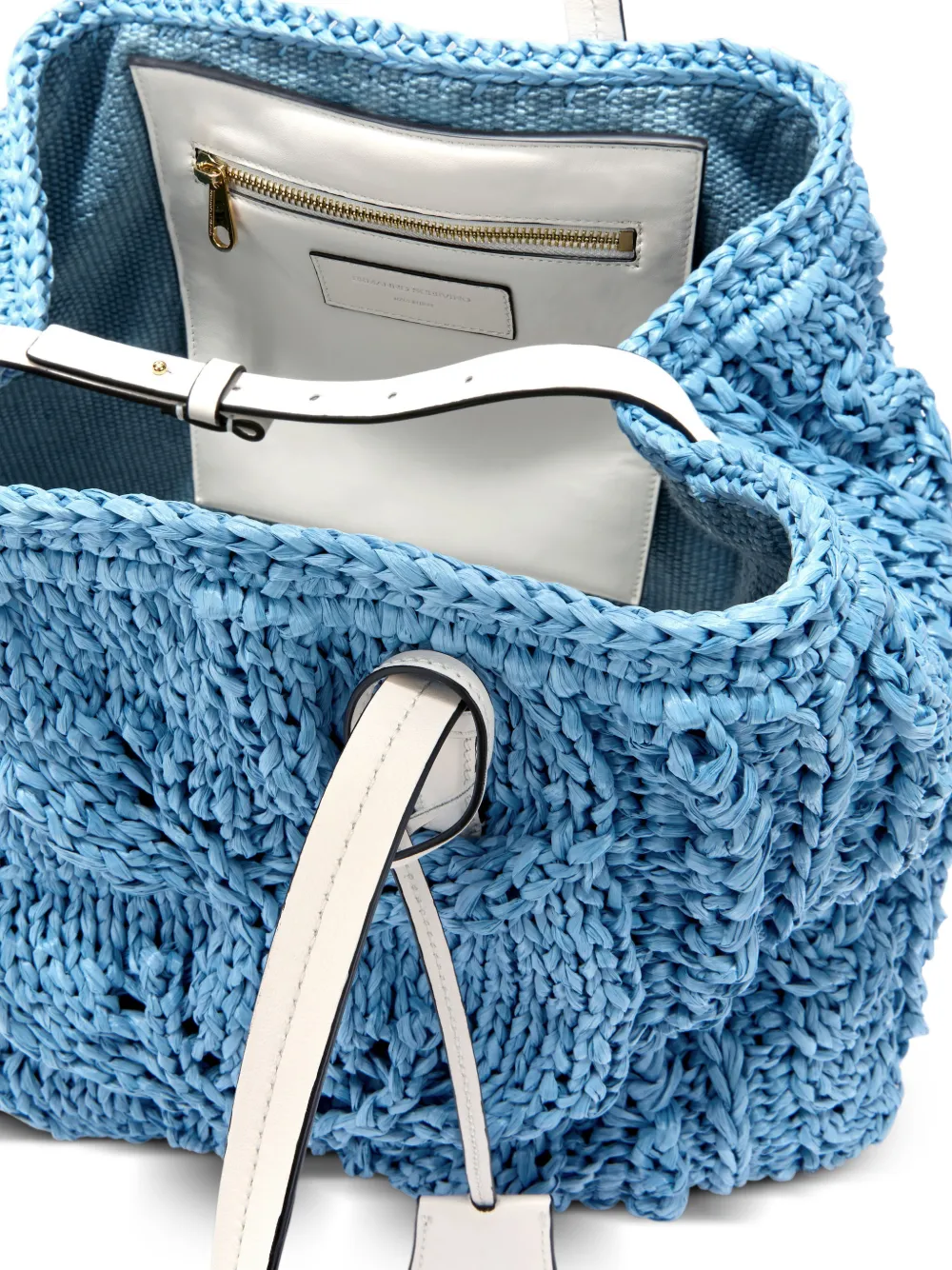 Ermanno Scervino Shopper raffia shopper Blauw