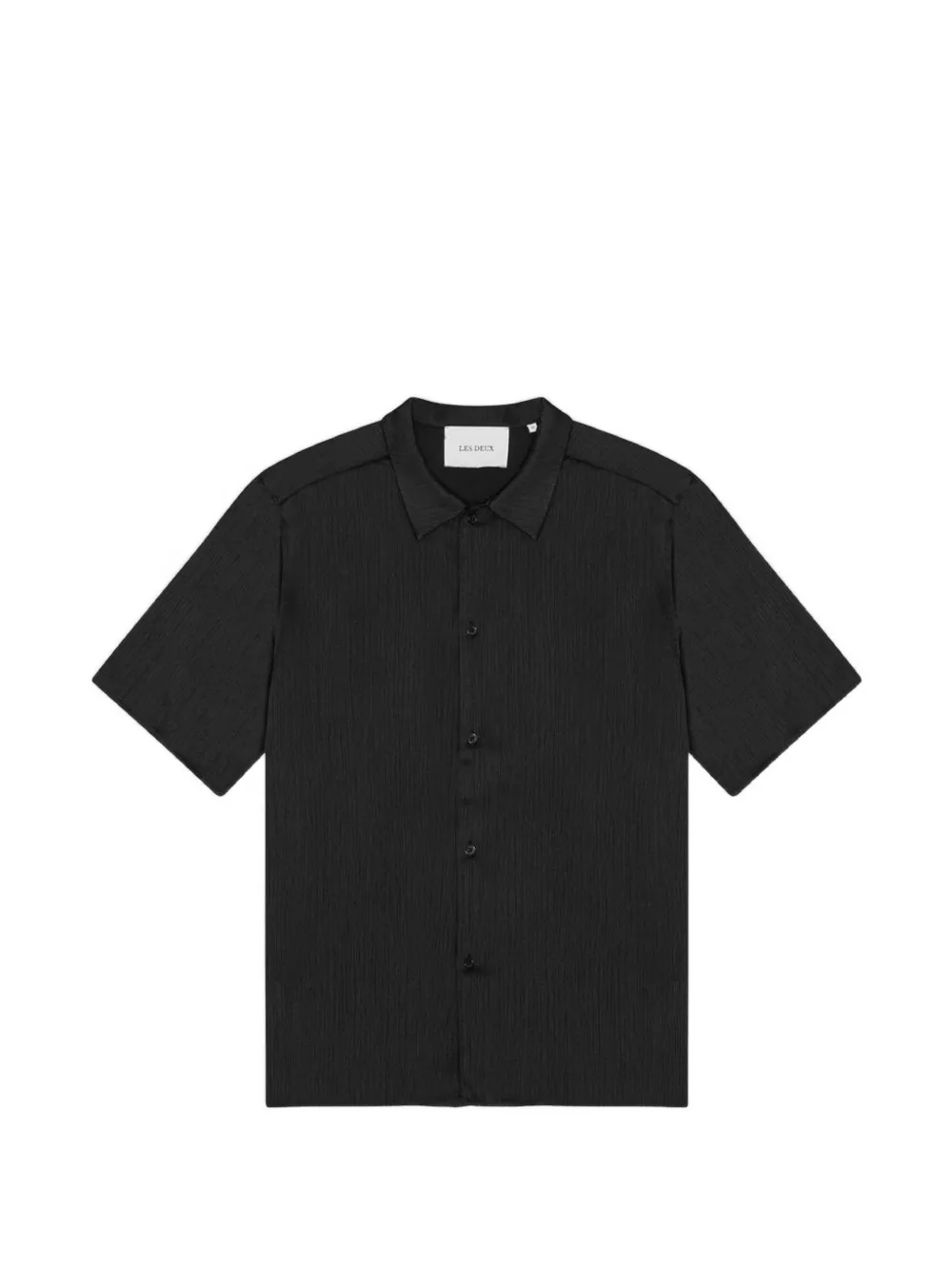 Les Deux Hector plissé shirt - Nero