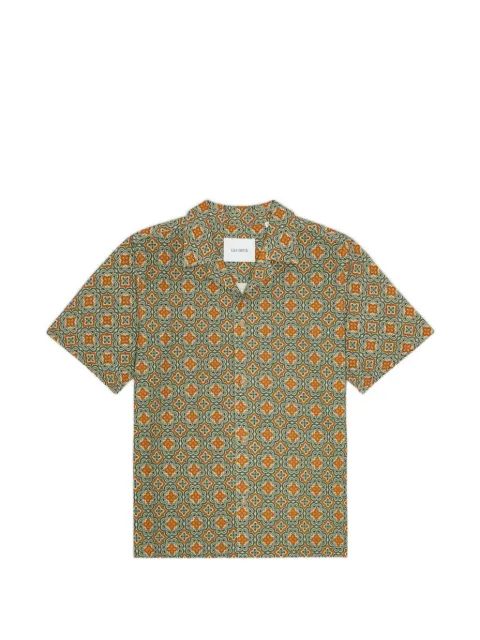 Les Deux Camisa Lukas Arabesque de algodão