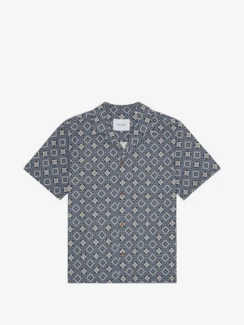 Les Deux Lukas Arabesque patterned shirt