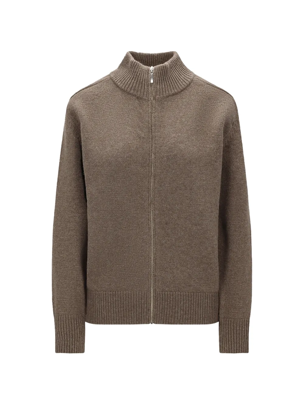 ETHER Izar Cardigan mit Reißverschluss - Braun