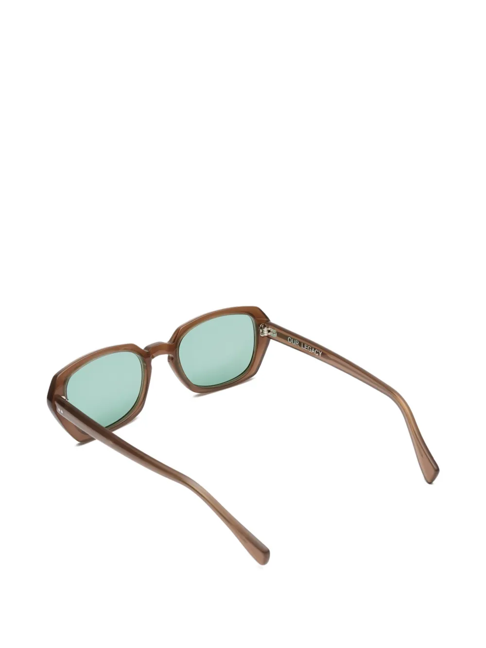  Our Legacy Earth Geometric-frame Sunglasses - Brown 