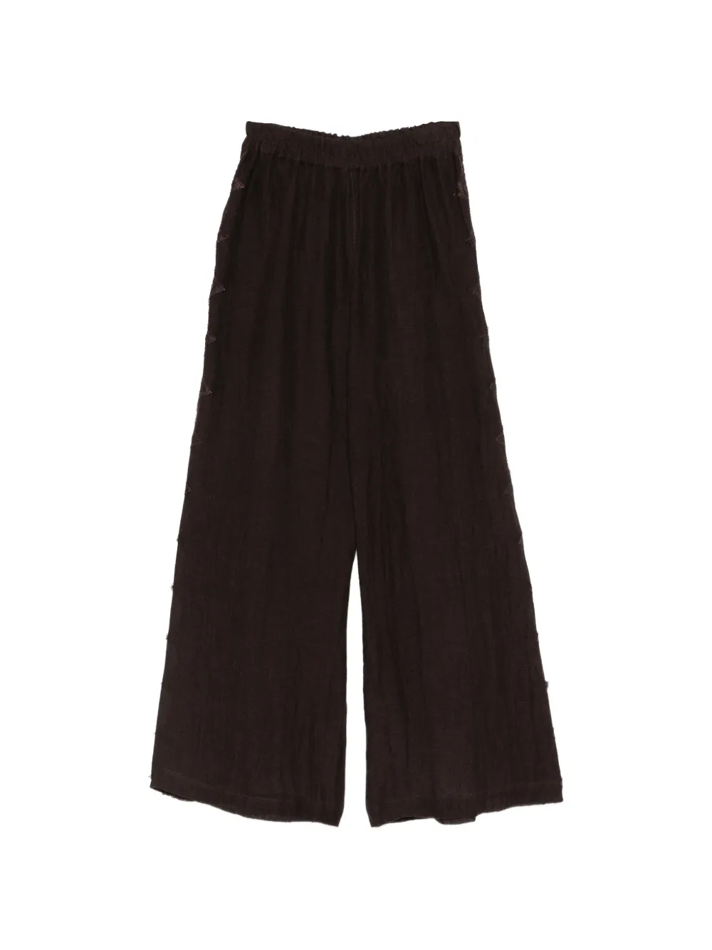 Maurizio Braschi wide-leg trousers - Marrone