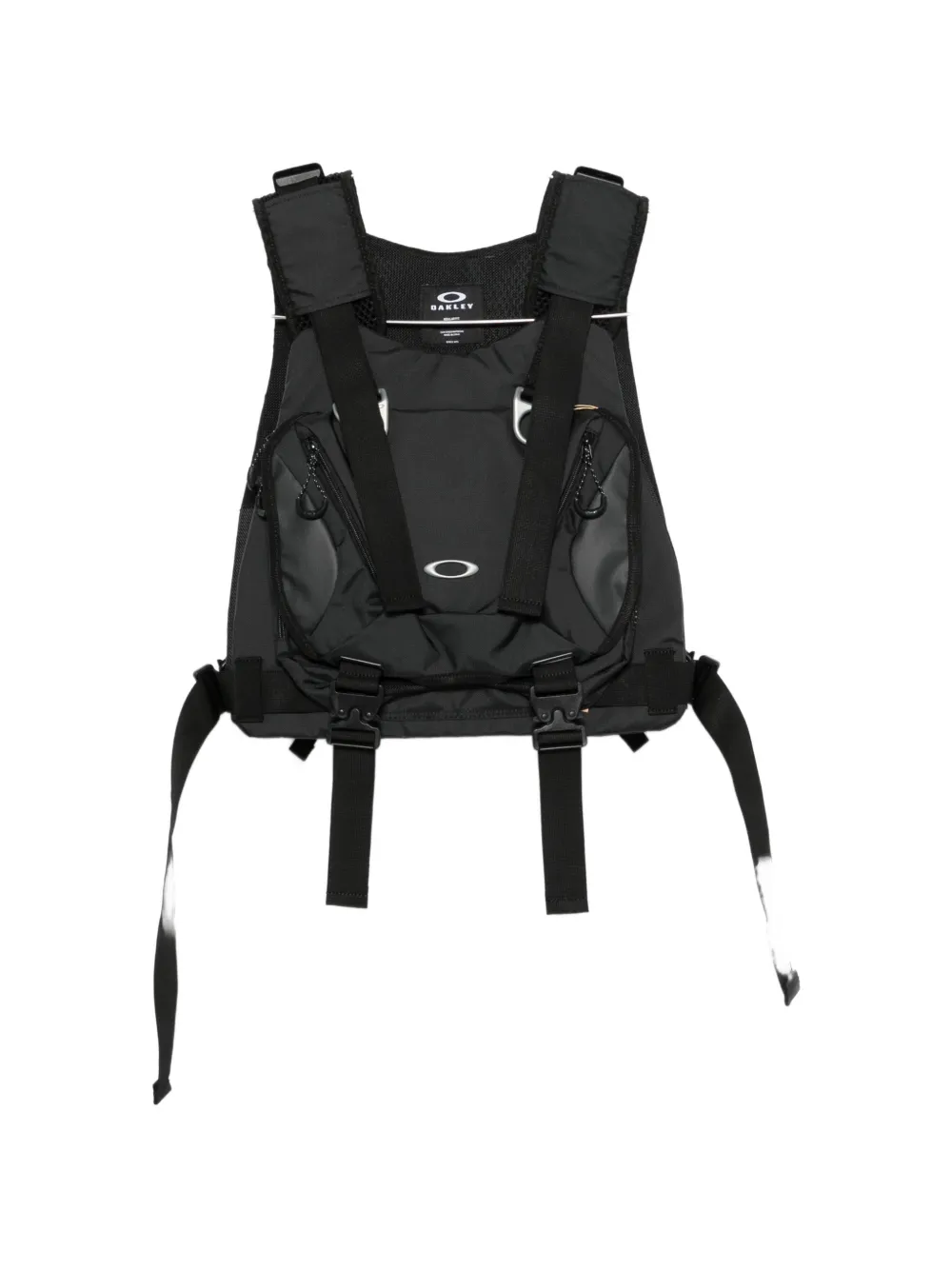 Oakley multi-pocket buckled vest - Schwarz