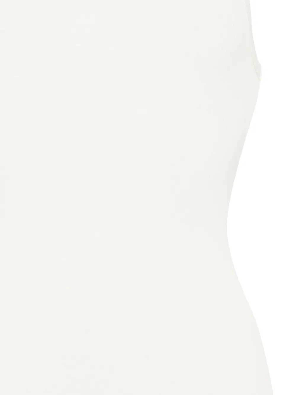 WARDROBE.NYC Geribbelde tanktop Beige
