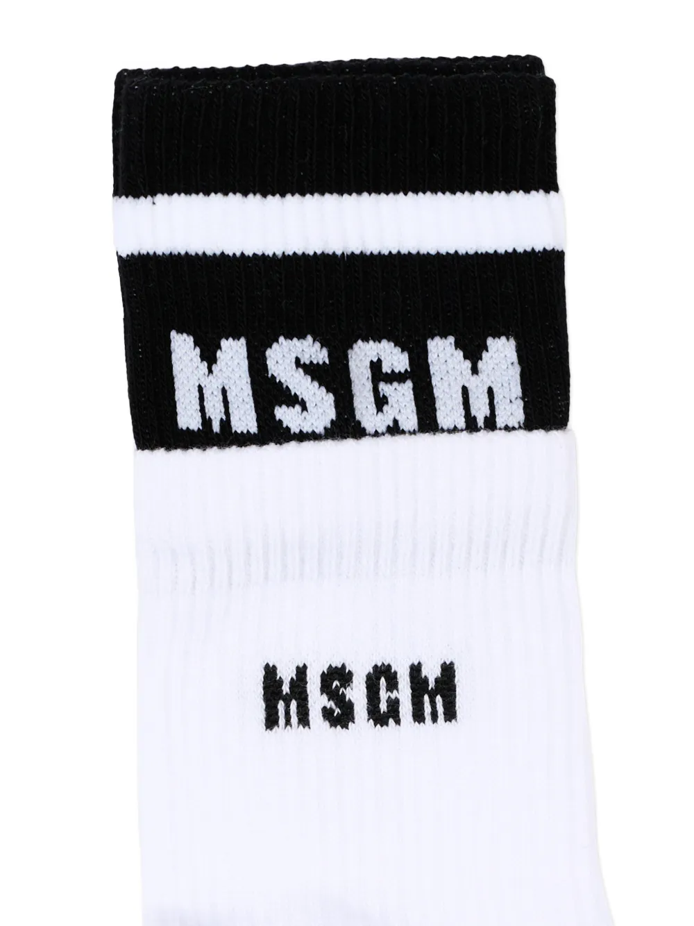 MSGM Kids Sokken met logo Wit