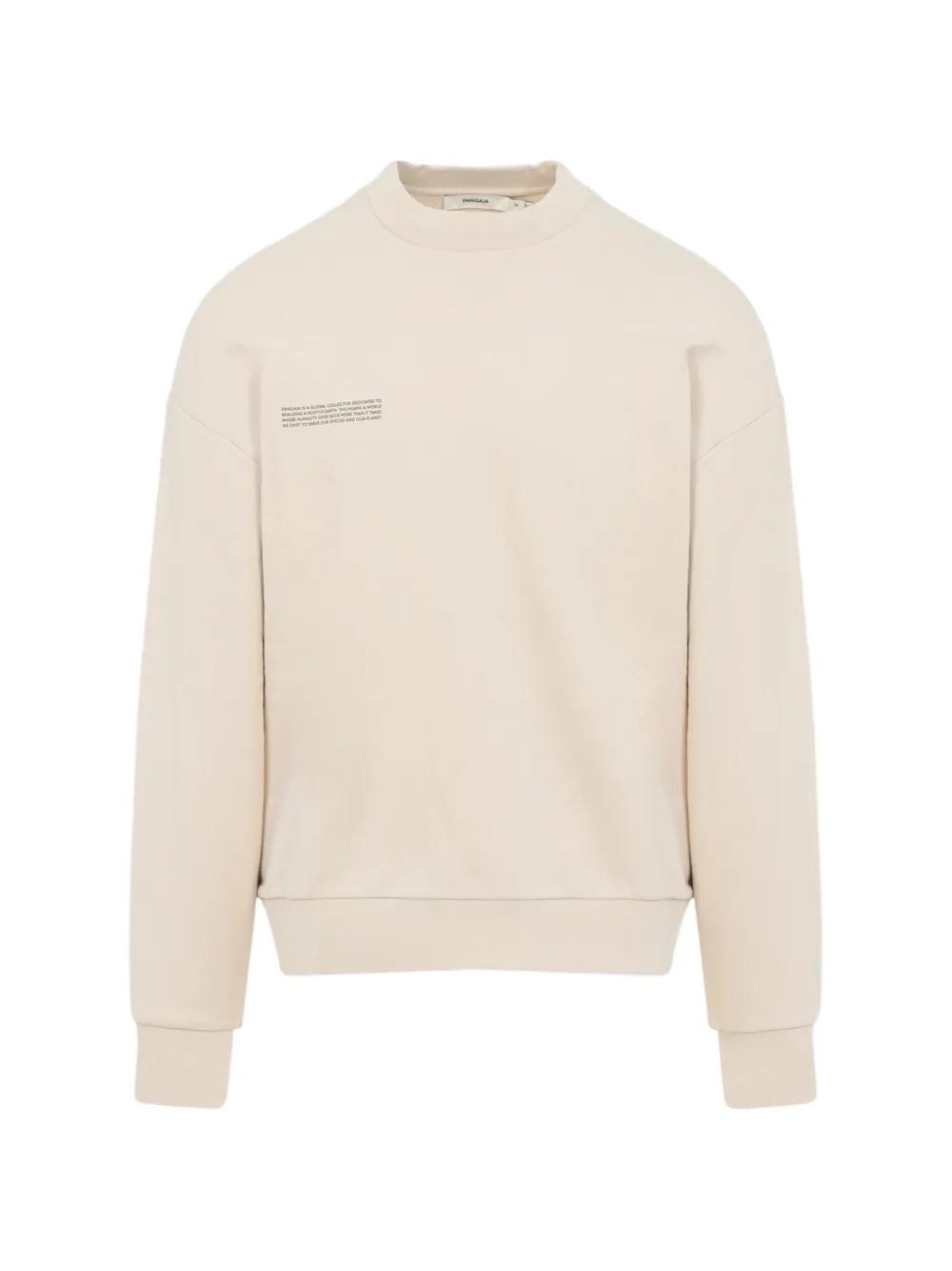 Pangaia Slogan-print Sweatshirt In Neutral