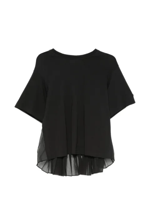 Sportmax playera con panel con pliegues