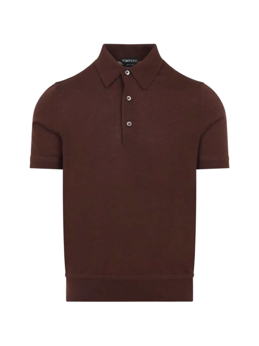 TOM FORD cashmere polo shirt - Marrone
