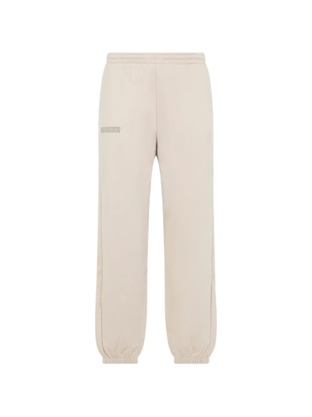 Pangaia slogan-print track pants - Toni neutri